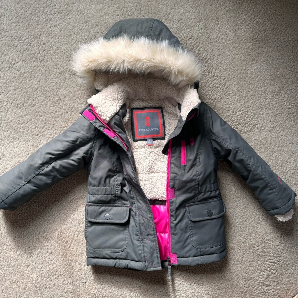 Girls Free Country Winter Coat NWOT